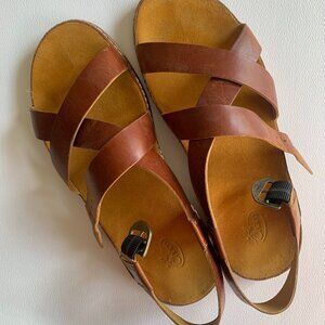 Chaco Wayfarer Sandals - Rust, Size 10